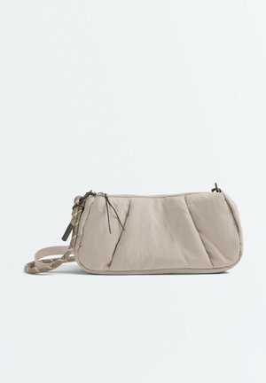 OYSHO, PADDED CROSSBODY BAG - Schoudertas - ecru