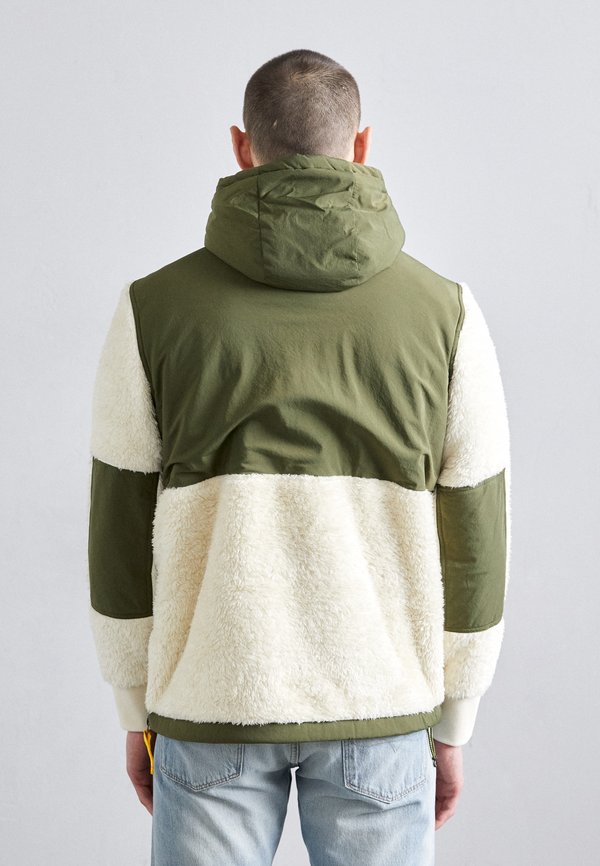 PILE FLEECE HYBRID HOODIE - Fleece jacket - andover cream multi2