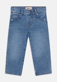 ONLY GIRLS KMGROYAL SWEET FLARE PIM - Flared Jeans - light blue bleached denim