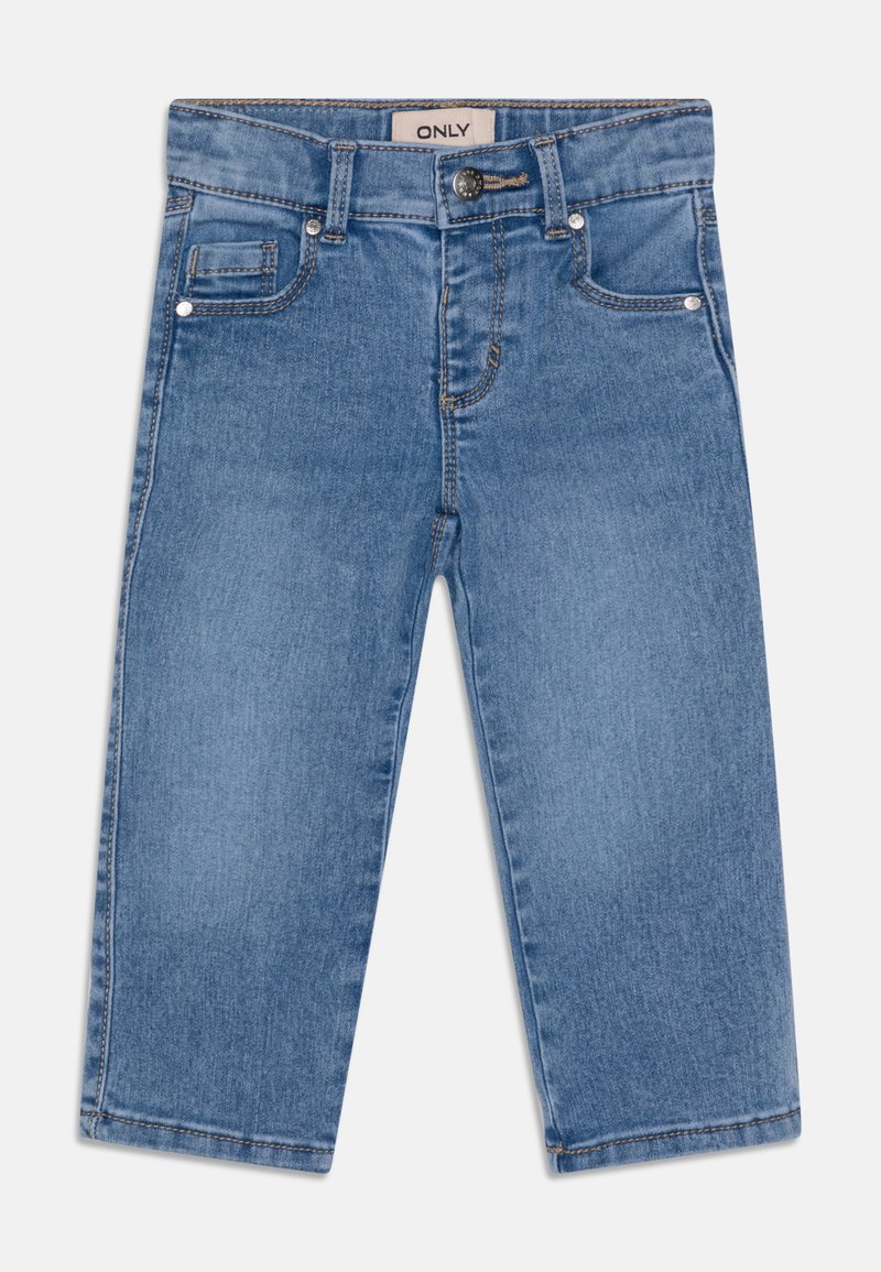 ONLY GIRLS KMGROYAL SWEET FLARE PIM - Flared Jeans - light blue bleached denim