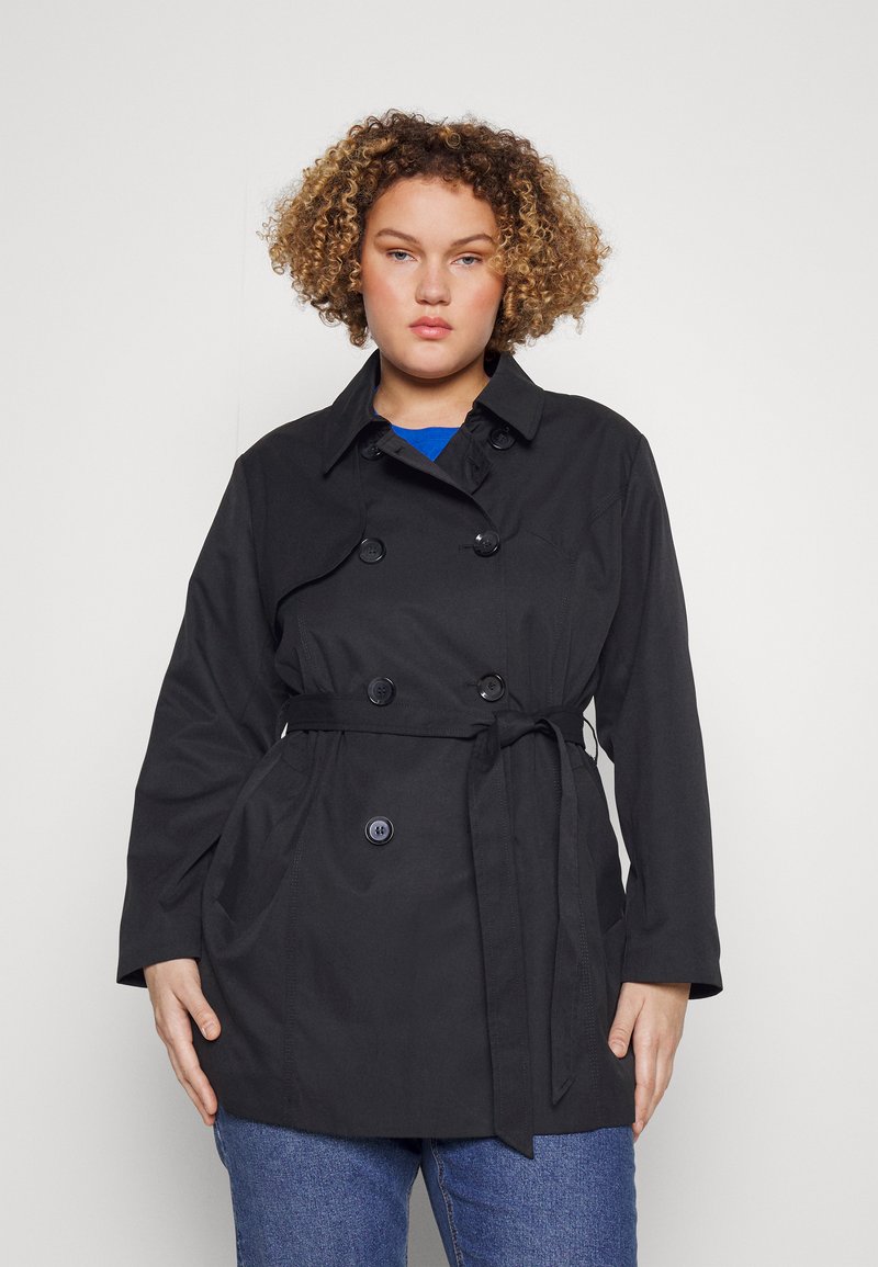 ONLY Carmakoma CARVALERIE  - Trenchcoat - black