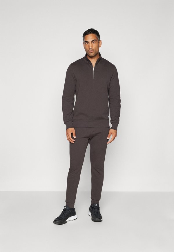 CENTRE HALF ZIP - Sweatshirt - espresso2