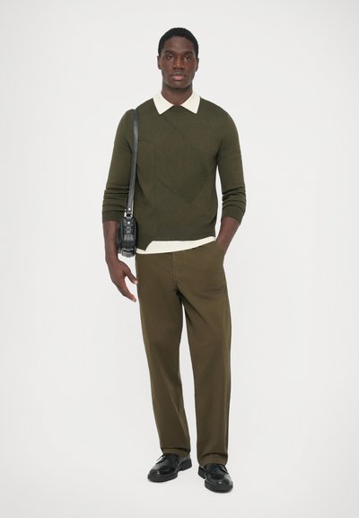 PS Paul Smith MEN TROUSER - Nadrágok - green