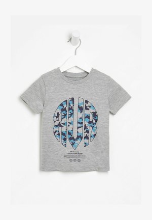 Print T-shirt - grey