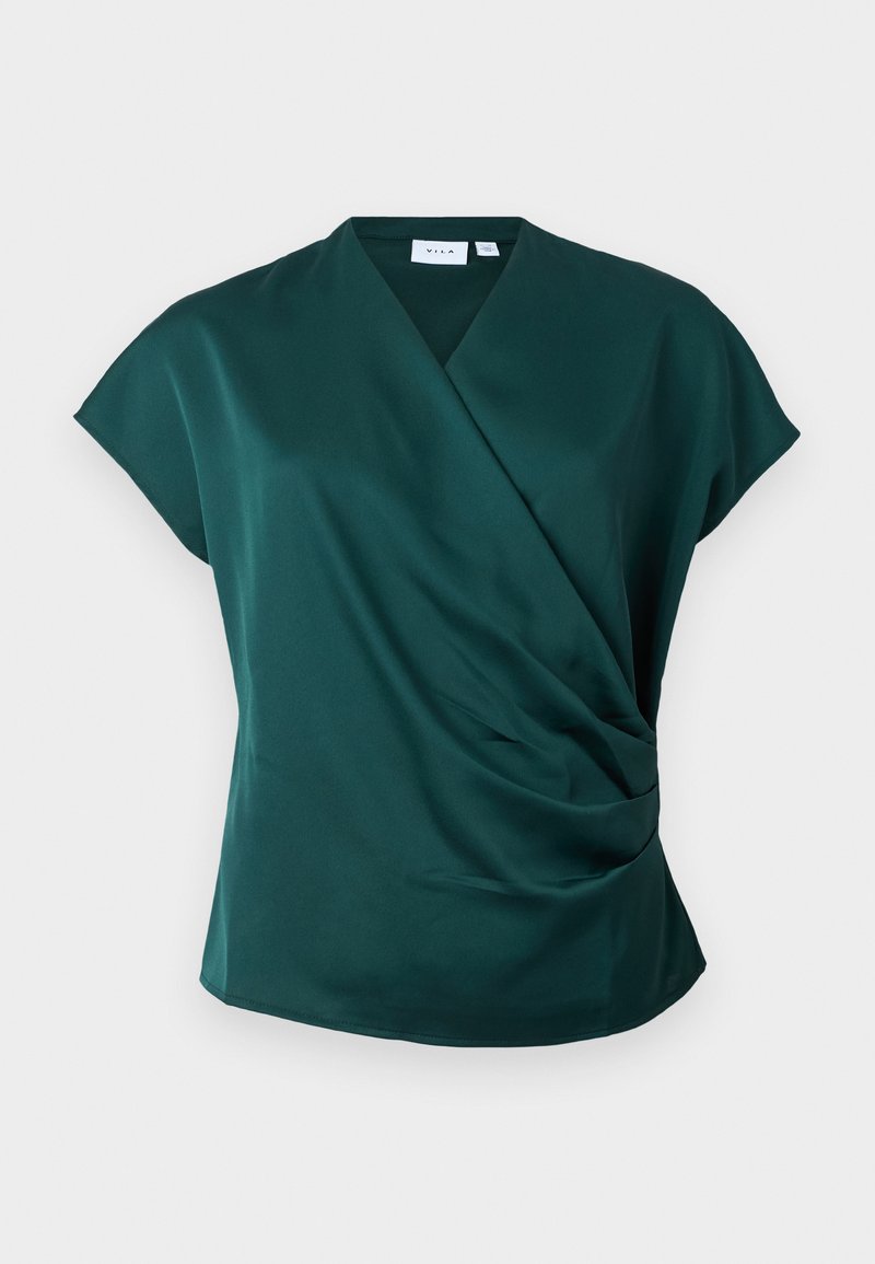 Vila Blouse donkergroen Vila Blouse donkergroen