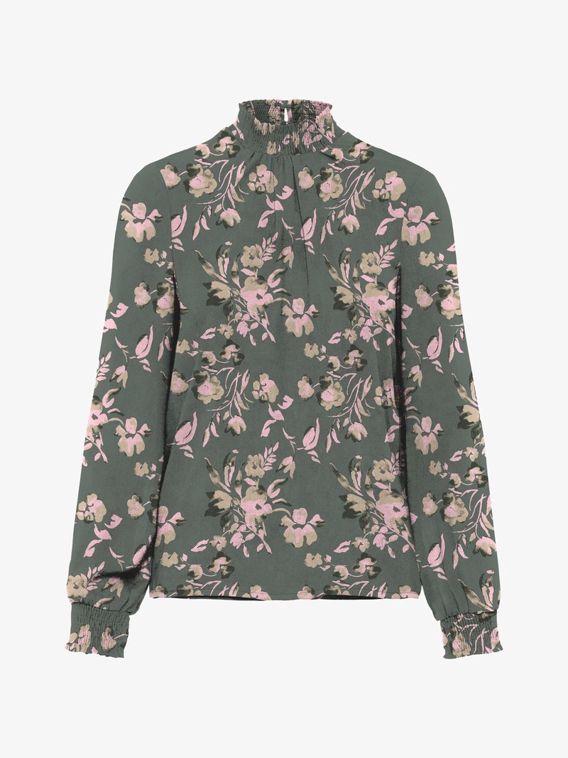 Vero Moda VMANNA SMOCK - Μπλούζα με μακριά μανίκια - laurel wreath
