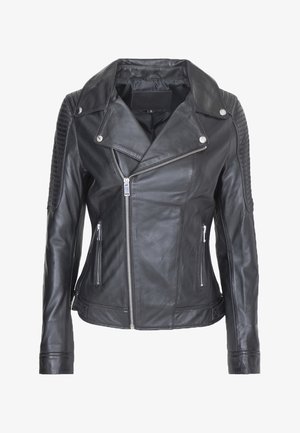 LAELY - Veste en cuir - black