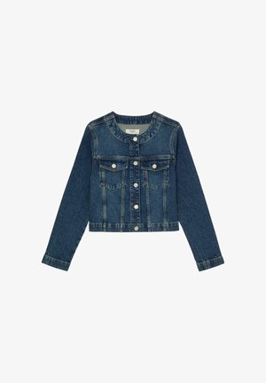 Reiss, REGULAR FIT - MEDORA COLLARLESS CROPPED JACKET . - Sacou - mid blue