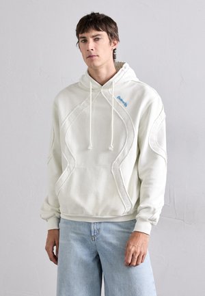 DRAWSTRING HOODIE - Felpa con cappuccio - white