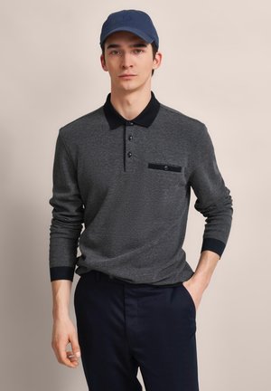 bugatti LONG SLEEVE - Poloshirt - hellgrau