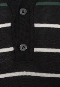 Felix Hardy KNIT SHORT SLEEVE POLO - Polo - black
