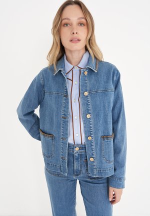 Camomilla Italia GILA - Veste en jean - blue denim plain