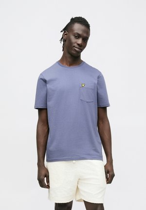 POCKET - Základné tričko - cool indigo