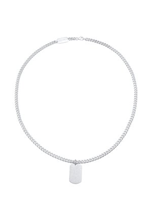 BASIC PLATE - Halsband - silberfarben