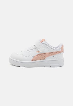 Puma COURT LALLY UNISEX - Baskets basses - white/rose quartz