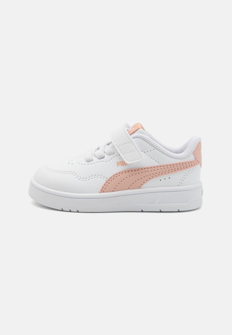 Puma COURT LALLY UNISEX - Sneakers basse - white/rose quartz
