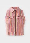 ZIP FRONT VEST - Chaleco - candy