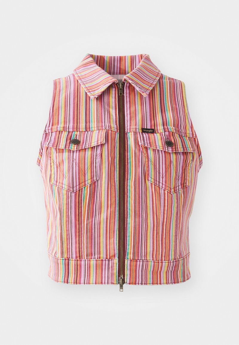 Wrangler Bodywarmer gekleurd denim