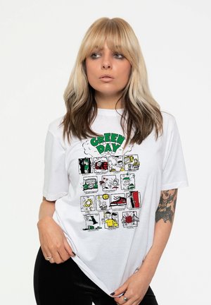 GREEN DAY DOOKIE HALL OF FAME UNISEX - Print T-shirt - white