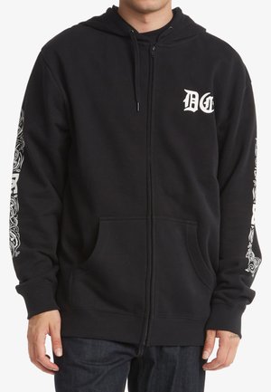 Tröja med dragkedja - black