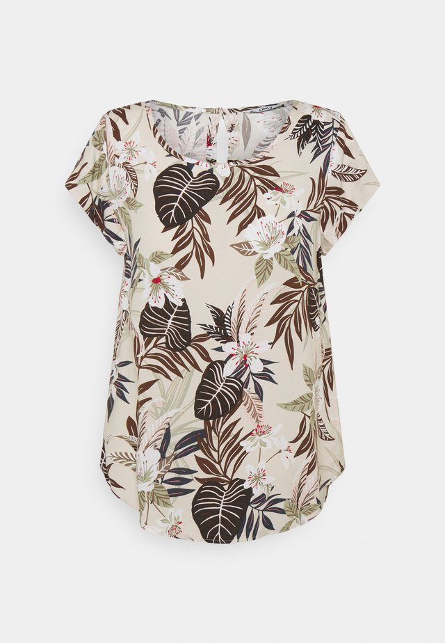 ONLNOVA LIFE - T-shirt con stampa - pumice stone