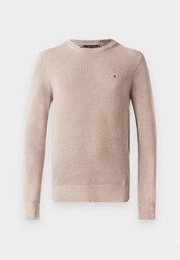 ESSENTIAL STRUCTURE CREW NECK - Pulover - coastal taupe