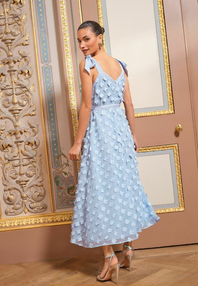 princess polly baby blue dress Pippa 3D Floral Occasion Dress Baby Blue  Canella Lane