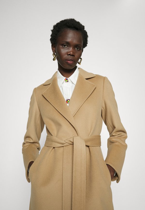 LONGRUN - Classic coat - camel2