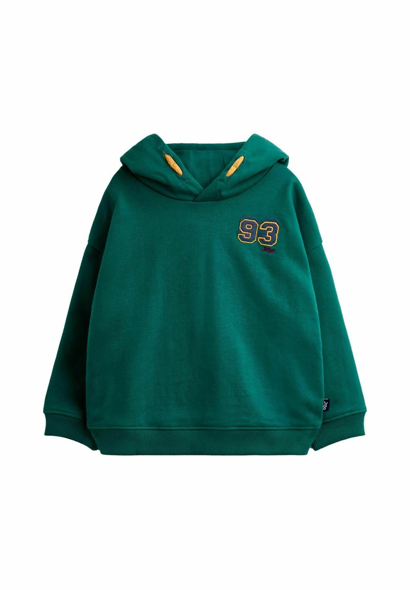 JoJo Maman Bébé RACE DAY HOODIE - Mikina s kapucňou - dark green race ...