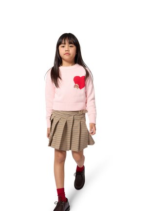 Kids around, SKIRT - Jupe trapèze - dark chocolate brown