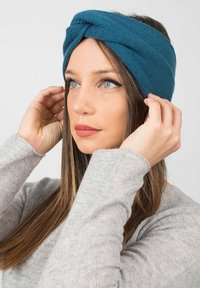 Dalle Piane Cashmere BLEND - Ohrenwärmer - verde petrolio