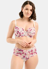 Sans Complexe MEDIUM ARUM MOSAIC - Slip - white & candy red