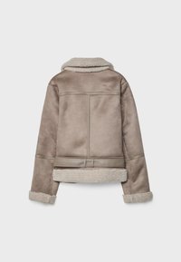 Stradivarius DOUBLEFACE-BIKER Blazer light brown/hellbraun