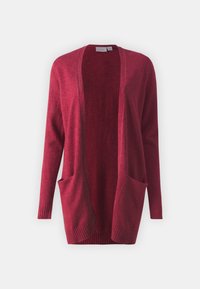 VIRIL OPEN CARDIGAN - Kardigán - cabernet