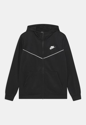 REPEAT HOODIE - Træningsjakke - black/white