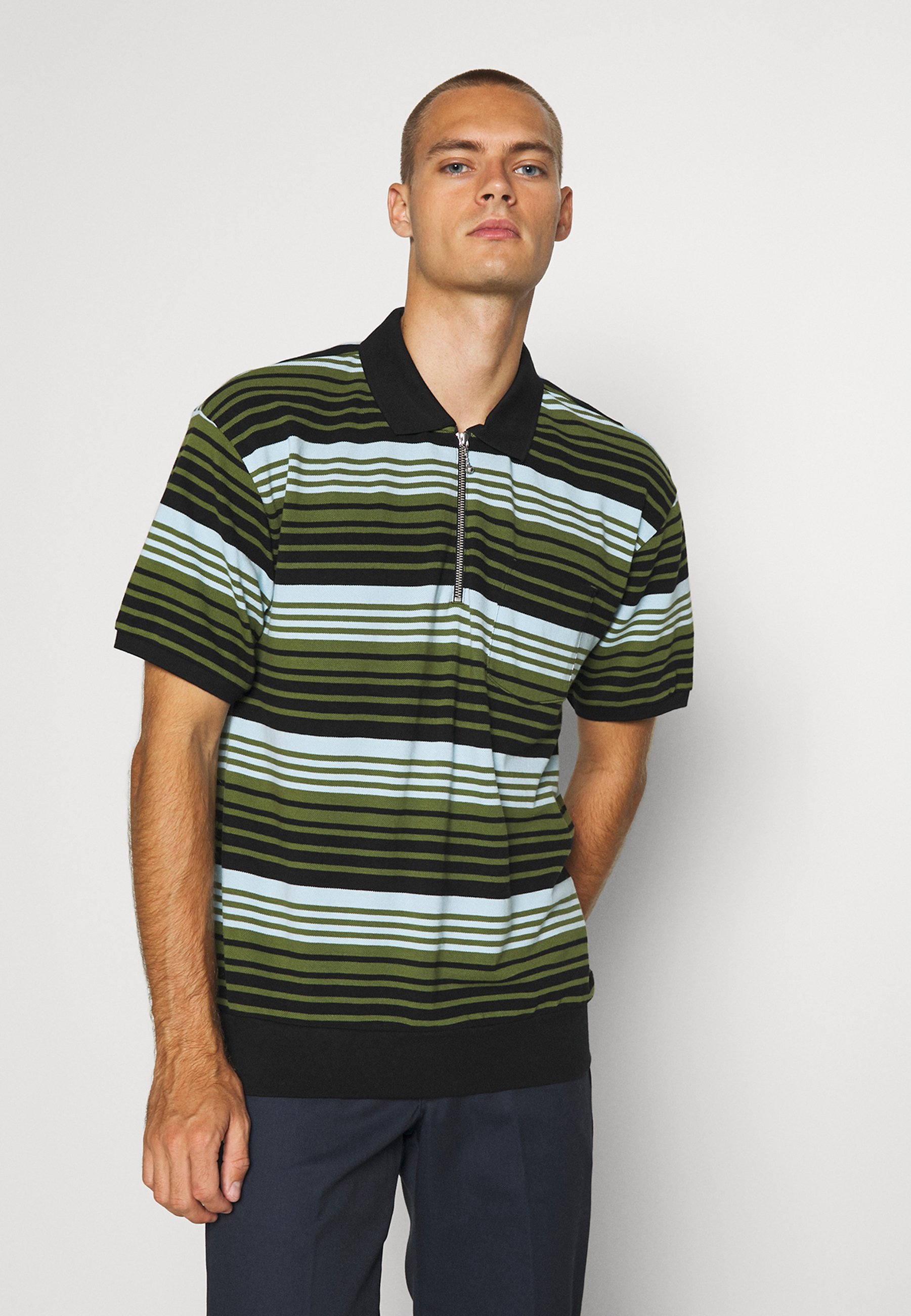 Obey Clothing ESTATE Poloskjorter blackmulti Zalando.no Obey Clothing ESTATE - Poloskjorter - black/multi