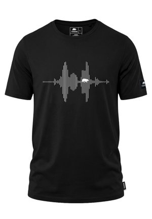FORSBERG, Print T-shirt - schwarz
