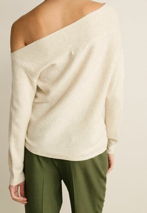 DETAIL ONE SHOULDER STANDARD - Jumper - natural