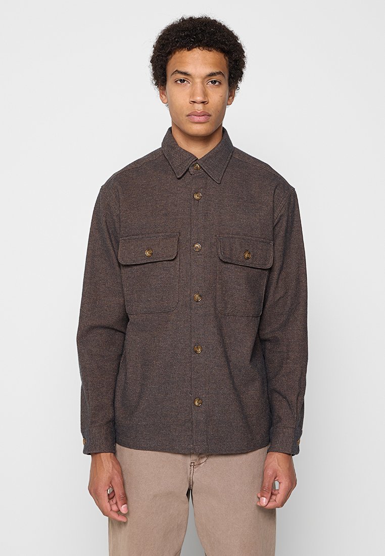 jack & jones Overhemd donkerbruin