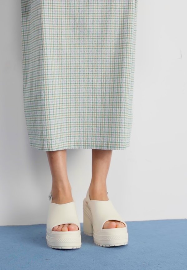 CHUCK 70 DE LUXE - Heeled mules - egret2