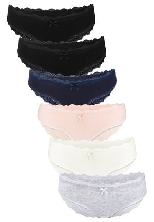 6 SET HIPSTER MIT BREITER SPITZE - Briefs - multifarb set