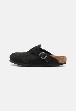 BOSTON LEVE NARROW UNISEX - Pantofole - black