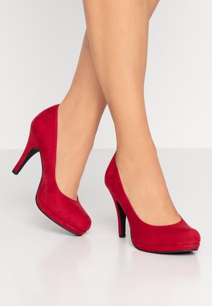 Tamaris Escarpins à talons hauts - red