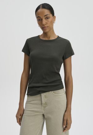 someday., SOMEDAY. KURZARMSHIRT KLEOH - T-Shirt basic - midnight olive