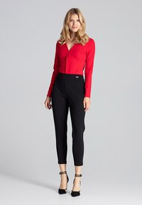 Figl BLACK SENSUAL  WITH LONG SLEEVES - Body