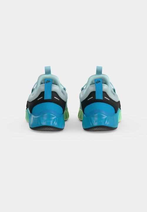 Nike FREE RIDE UNISEX - Road running shoes - glacier blue/black/light current blue/barely volt — photo 4