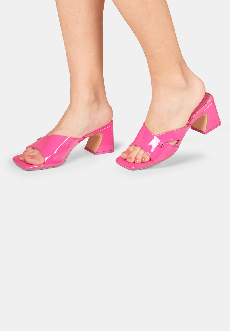 Bata Ciabattine con tacco - fucsia