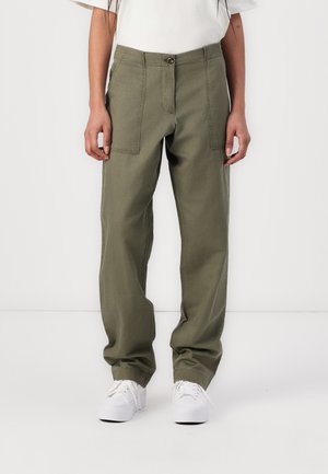 UTILITY FATIGUE PANTS - Trousers - leaf green