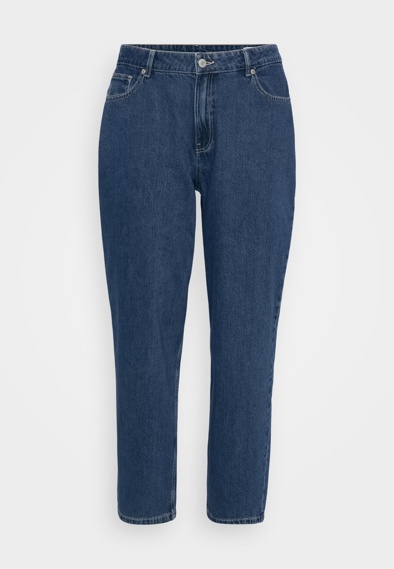 Vero Moda Curve Mom jeans donkerblauw