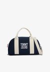 TEXTURED LOGO CANVAS DUFFEL BAG - Αθλητική τσάντα - dark night navy